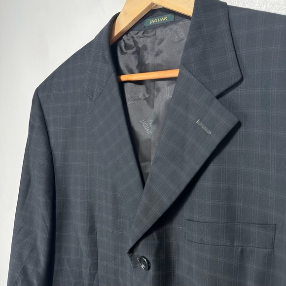 Loro Piana Jaguar Winter Tasmanian Sport Coat Men 42R (52 EUR) Black Check 3 Btn - Picture 5 of 16